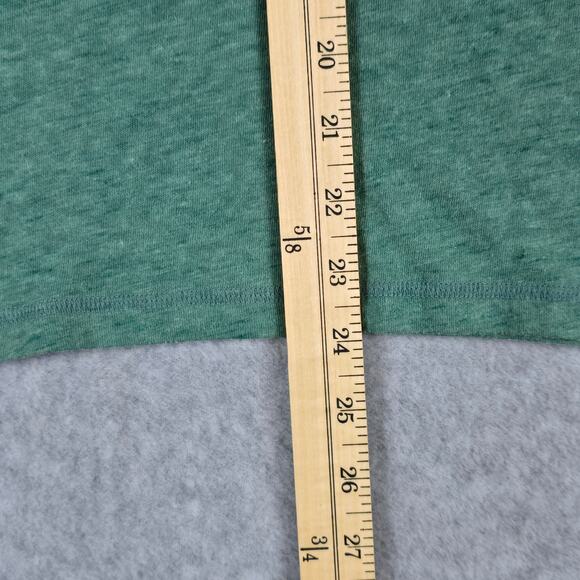 Mossimo Shirt Womens Size Medium Long Sleeve Green Tee - Picture 15 of 16